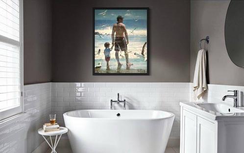 Paul Cheng - Father and Son No.10, Antiek en Kunst, Kunst | Schilderijen | Modern