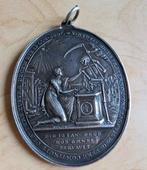 Pays-Bas. Oval silver medal 1807, Leiden, Masonic lodge La