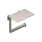 Toiletrolhouder IVY Met Planchet Geborsteld Nickel PVD, Doe-het-zelf en Bouw, Sanitair, Ophalen of Verzenden, Nieuw, Bad