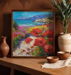 NOLAC - Toile originale de NOLAC (2025) - Balade en Bord de, Antiquités & Art, Art | Peinture | Moderne