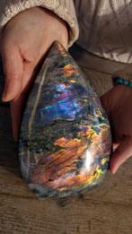 labradoriet Zeldzaam - Blauw + Roze Violet gouden kleuren