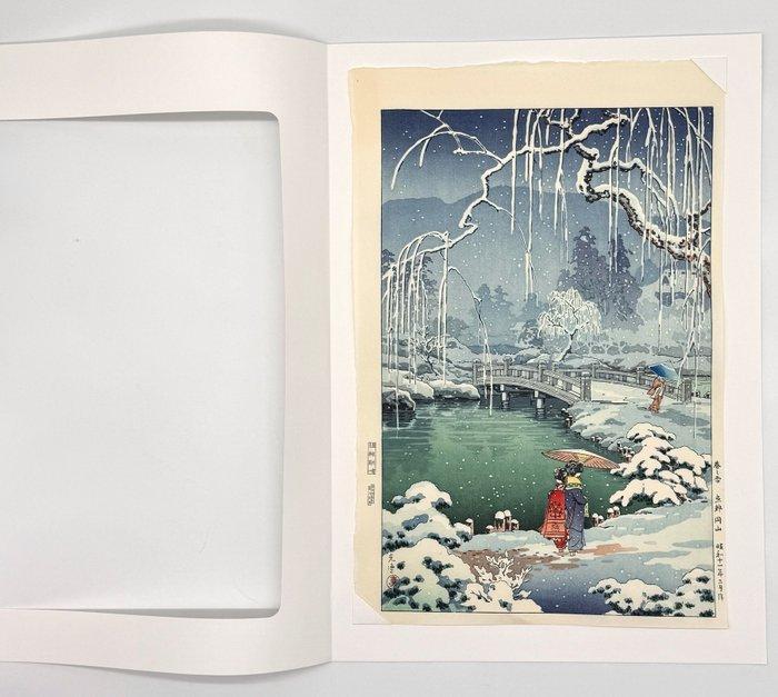 Woodblock Print Harunoyuki   () (Snowfall in early, Antiek en Kunst, Antiek | Overige Antiek