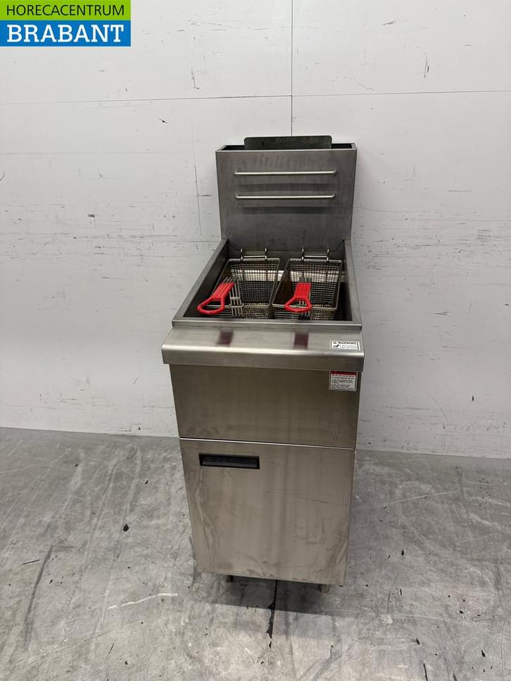 RVS Food Service Equipment FGF300 Friteuse 20 liter GAS, Zakelijke goederen, Horeca | Keukenapparatuur, Ophalen of Verzenden