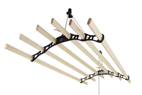 Droogrek ophangbaar plafond - zwart - 2.4 meter, Jardin & Terrasse, Sèche-linge & Lave-linge, Envoi