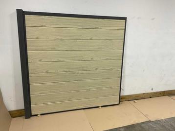 Veiling - Aluminium schuttingdeel - Houtlook eiken - 189x181 beschikbaar voor biedingen