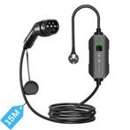 EV4U Mobiele Thuislader Type 2 - 15 meter - 6A-16A - IP67, Ophalen of Verzenden