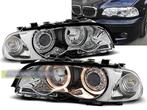 Xenon Look Koplampen met Angel Eyes voor BMW 3 Serie E46, Ophalen of Verzenden