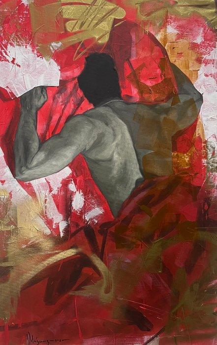 Cristian Mesa Velazquez - Ritual de Furia, Antiek en Kunst, Kunst | Schilderijen | Modern