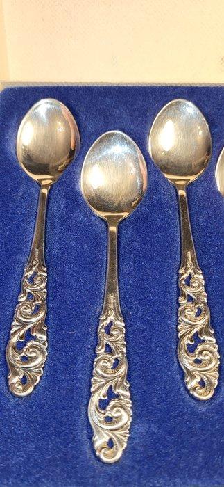 Brodrene Mylius - Brodrene Mylius - Koffielepel (6) - Tele -, Antiek en Kunst, Antiek | Zilver en Goud