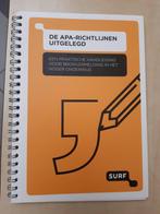 De APA-richtlijnen uitgelegd 9789072482181 Arjan Doolaar, Boeken, Verzenden, Zo goed als nieuw, Arjan Doolaar