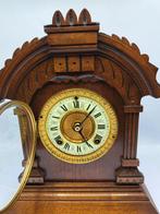 Slingerklok - Ansonia-Tunis - Antiek Hout, Glas, Messing -