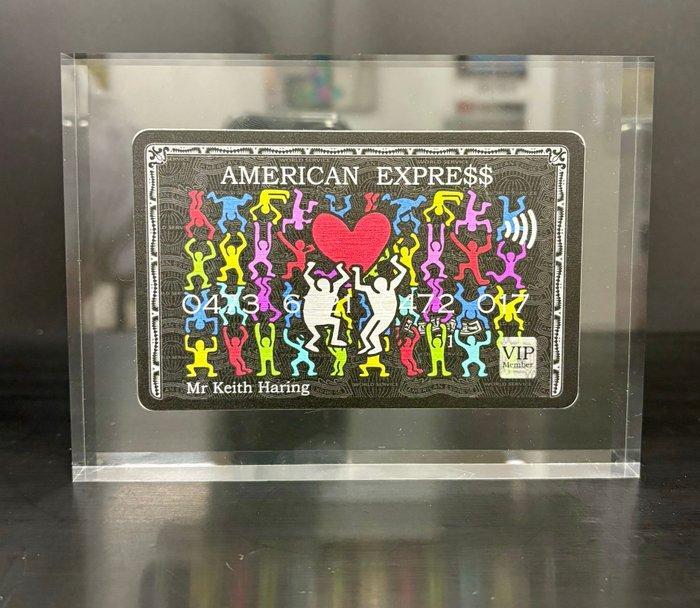 N.Nathan - Plexi Card MR. KEITH HARING, Antiek en Kunst, Kunst | Designobjecten