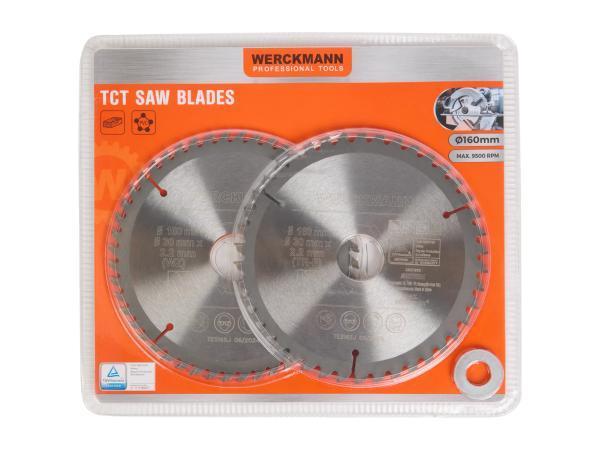 Veiling - Werckmann TCT Zaagbladen – Set van 2 stuks, Doe-het-zelf en Bouw, Gereedschap | Zaagmachines