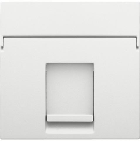 Niko RJ45 Port Unique Plaque Centrale Blanche - 154-65100, Doe-het-zelf en Bouw, Elektriciteit en Kabels, Verzenden