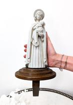 Superbe statue ancienne la Vierge à IEnfant. - sculptuur,