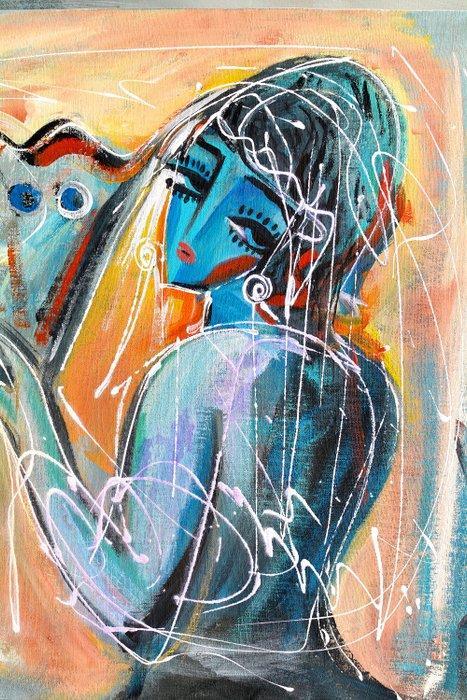 Hrasarkos (1975) - Ragazzi el abanico, Antiek en Kunst, Kunst | Designobjecten
