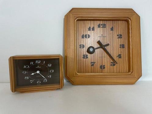 Bureauklok, Wanduhr  (2) - JUNGHANS -  Mid-century modern, Antiek en Kunst, Curiosa en Brocante