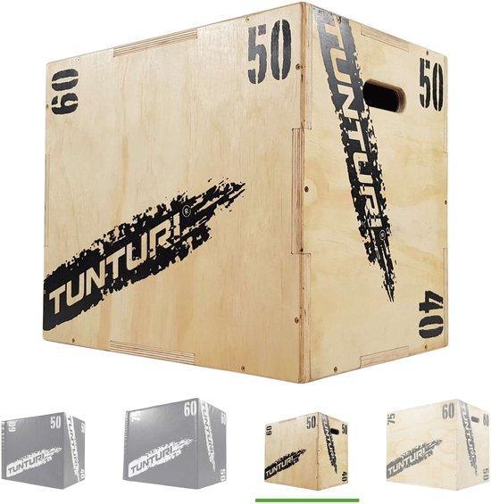 Tunturi Plyo Box voor krachttraining - Houten fitness kist -, Sport en Fitness, Fitnessmaterialen, Ophalen of Verzenden