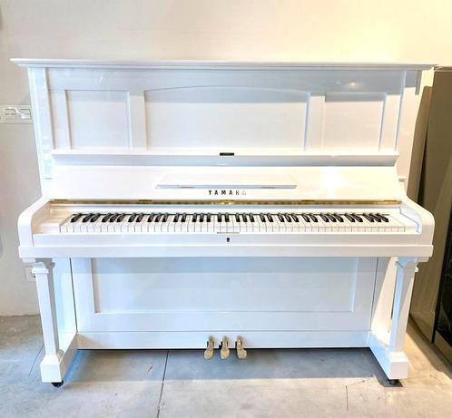 Piano Yamaha U3 blanc laqué comme neuf, accordé et garanti, Muziek en Instrumenten, Piano's, Piano