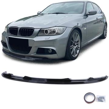 Front Spoiler Glans Zwart BMW 3 Serie E90 E91 LCI B9571 beschikbaar voor biedingen