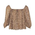 Liu Jo • bruine luipaard top • 40 (IT46), Kleding | Dames, Maat 38/40 (M), Bruin, Verzenden, Liu Jo