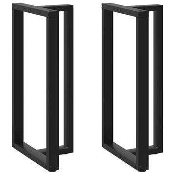 vidaXL Bartafelpoten 2 st T-vormig 60x35x(110-111) cm staal, Verzenden