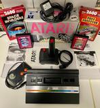 Atari - 2600 Junior CIB + 2 Joysticks & 2 boxed games (Space, Nieuw