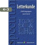 Letterkunde van A tot Z / Spectrum opzoekboek 9789027469342, Boeken, Verzenden, Gelezen