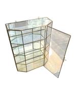 Vitrine - Messing, Glas - Vitrine, Huis en Inrichting, Nieuw