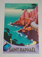 Monsieur Z - Original Travel Poster  Saint Raphael  French, Antiek en Kunst