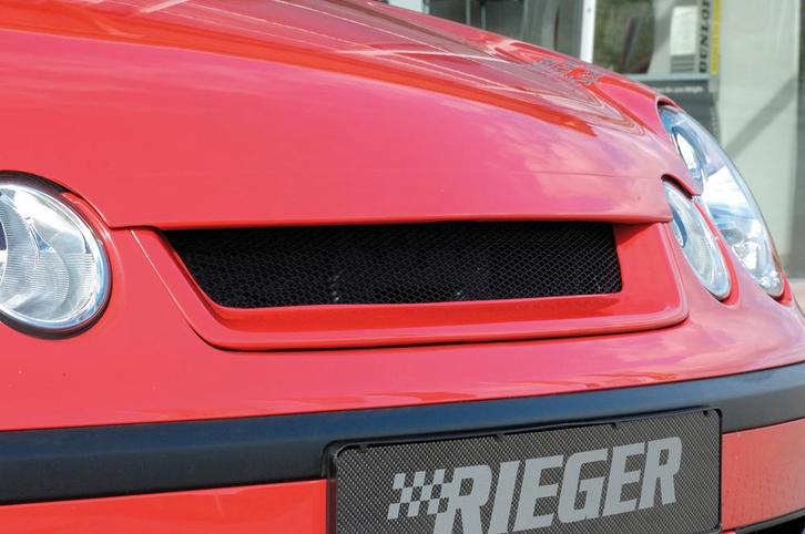 Rieger grill | Polo 5 (9N): 10.01-03 - 3-drs., 5-drs. | stuk, Auto-onderdelen, Carrosserie, Nieuw, Volkswagen, Verzenden