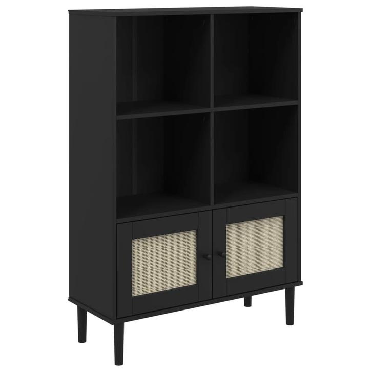 Boekenkast 90cm | Grenenhout Zwart | OP = OP, Huis en Inrichting, Kasten | Boekenkasten, 25 tot 50 cm, Nieuw, 100 tot 150 cm, 50 tot 100 cm