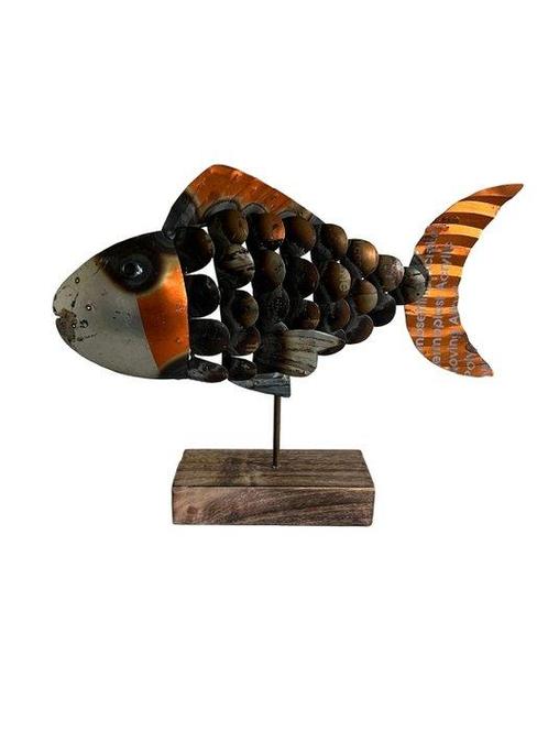 Figuur - Metaal, Antiek en Kunst, Curiosa en Brocante