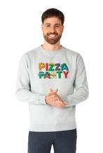 Teenage Mutant Hero Turtle Pizza Party Trui Heren OppoSuits, Verzenden