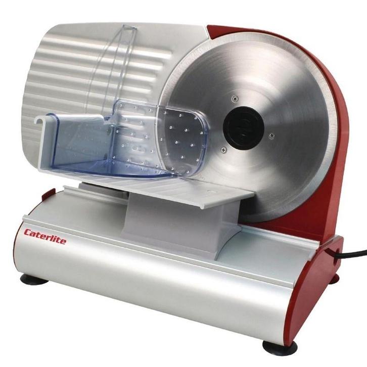 Vleessnijmachine 19 cm mes | 200W | 375x255x275(h0mm, Zakelijke goederen, Horeca | Keukenapparatuur, Nieuw in verpakking, Verzenden