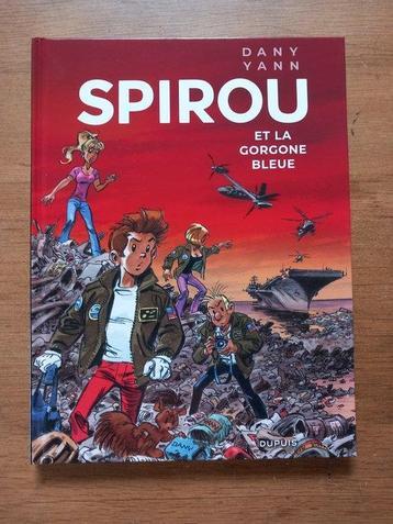 Spirou et Fantasio - Spirou et la gorgone bleue + dédicace - beschikbaar voor biedingen