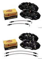 Wilwood 6 piston front 4 piston rear black caliper set, Autos : Pièces & Accessoires, Verzenden