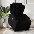 vidaXL Fauteuil inclinable noir tissu, Verzenden