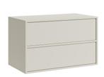 Wastafel Onderkast Mali 80 cm Beige Wastafelmeubel, Verzenden, Nieuw