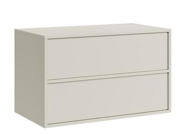 Wastafel Onderkast Mali 80 cm Beige Wastafelmeubel beschikbaar voor biedingen