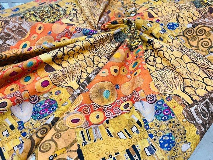 Exclusief textiel in STILE KLIMT. - Meubelstof - 2.5 m - 2.8, Antiek en Kunst, Antiek | Tapijten, Tafelkleden en Textiel