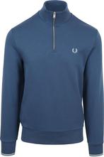 Fred Perry Half Zip Trui Mid Blauw maat Maat 52/54 (L) Heren, Kleding | Heren, Maat 52/54 (L), Nieuw, Fred Perry, Verzenden