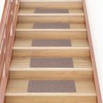 vidaXL Trapmatten Zelfklevend 30 stuks 60x25 cm Lichtbruin, Doe-het-zelf en Bouw, Verzenden, Nieuw