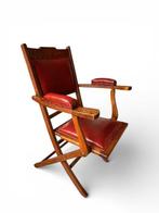 Klapstoel - Eik, Leder - Campagneklapstoel