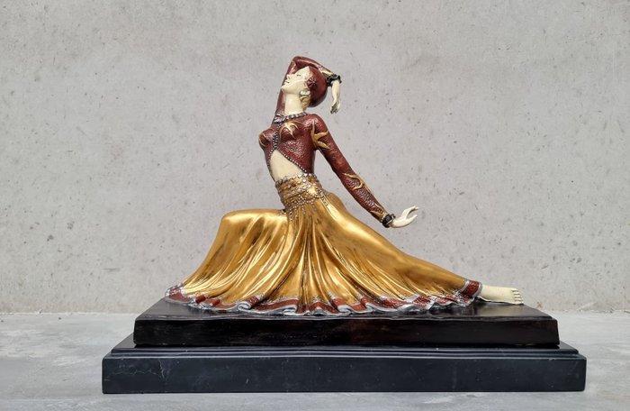 sculptuur, Art deco dancer - bronze - 30 cm - Brons, Antiek en Kunst, Curiosa en Brocante