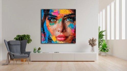 PLM-Art - Full colors Woman, Antiek en Kunst, Kunst | Schilderijen | Modern