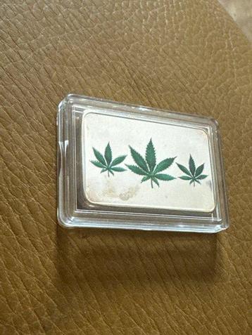 Wereld. Medal Cannabis - Legalize it  1 oz .999 (Zonder beschikbaar voor biedingen