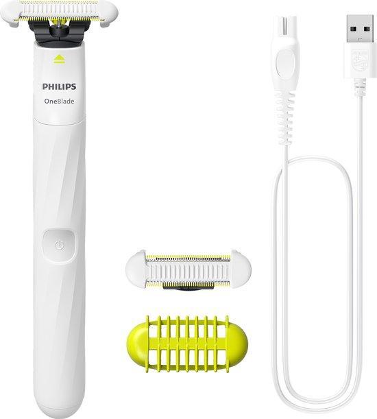 Philips OneBlade Intimate - Unisex - Wit - Scheerapparaat..., Bijoux, Sacs & Beauté, Beauté | Soins des cheveux, Envoi