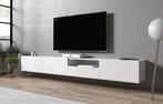 TV-Meubel - Wit - 240x35x30cm - Kast, Huis en Inrichting, Nieuw, Overige materialen, 25 tot 50 cm, Verzenden