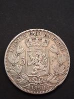 België. Leopold II. 5 Francs 1870 (Zonder minimumprijs), Postzegels en Munten